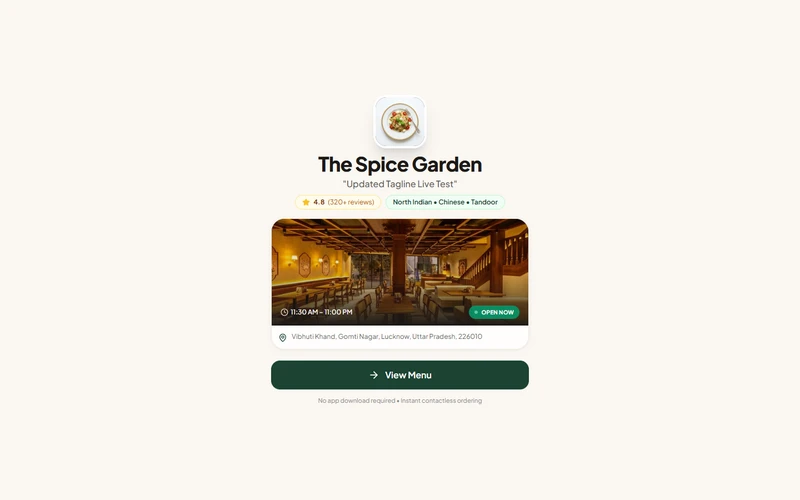 Restaurant Order & Kitchen Automation